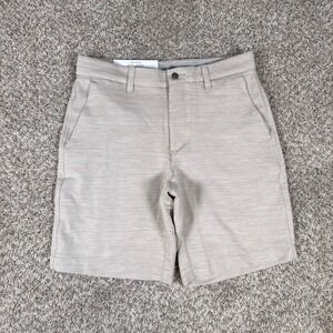 Callaway Golf Shorts Mens 30 Tan Heathered Opti-Dri Stretch Performance 9 Inseam